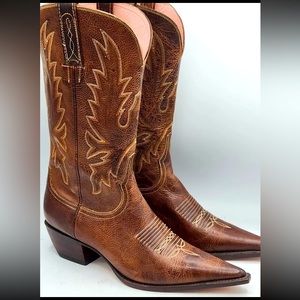 SALE!! Luchesse Charlie 1 Horse Women's Snip Toe Cowboy Cowgirl Western Boots